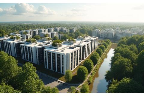 Modernes Wohnkomplex in Düsseldorf-Oberkassel
