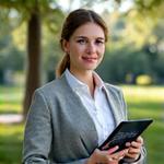 Porträt von Lisa Schmidt, Sustainability Officer von Erdwärme Hub
